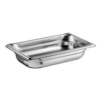 Vollrath 90452 Super Pan 3® 1/4 Size 2" Deep Anti-Jam Stainless Steel Steam Table / Hotel Pan - 22 Gauge