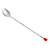 Choice 11" Bar Spoon with Red Knob