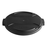 Toter RND20-L0200 Black Lid for 20 Gallon Round Trash Cans