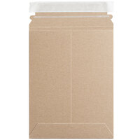 Lavex Stayflats® Kraft Self-Sealing Rigid Mailer #10 - 7" x 9" - 100/Case