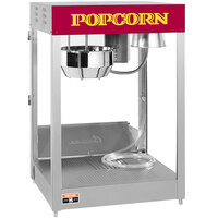 Cretors T-3000 Plus T3P12A11-XXX-CSS 12 oz. Red Top Popcorn Popper with One-Pop