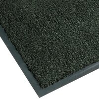 Notrax 130 Sabre 6' x 60' Forest Green Roll Carpet Entrance Floor Mat - 3/8" Thick