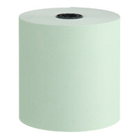 PointPlus 3" x 165' Green 1 Ply Bond Cash Register POS Paper Roll - 50/Case