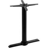 Holland Bar Stool OD211EB30BW 5" x 22" Black 3" Standard Height Table Base