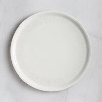 RAK Porcelain Leon 12" Ivory Embossed Porcelain Pizza Plate - 6/Case