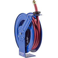 Coxreels SHF-N-525 Spring Rewind Heavy-Duty Fuel Hose Reel with (1) Low Pressure 3/4" x 25' Hose - 300 PSI