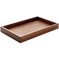 Libbey Ananti 11 1/2" x 7 1/8" Wood Tray