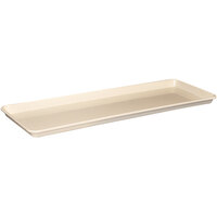 MFG Tray 9" x 26" Cream Fiberglass Market Display Tray 333008-5218