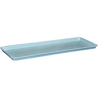 MFG Tray 9" x 26" Blue Fiberglass Market Display Tray 333008-5137