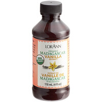 LorAnn Oils Organic Madagascar Vanilla Extract - 4 fl. oz.