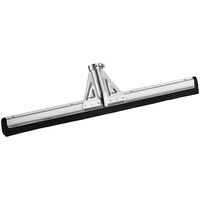 Lavex 22" Black Double Neoprene Foam Floor Squeegee with Metal Frame