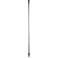 Lavex 60" Black Threaded Metal Broom / Squeegee Handle