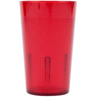 Cambro 500P156 Colorware 5.2 oz. Ruby Red Customizable SAN Plastic Tumbler - 72/Case