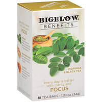 Bigelow Benefits Moringa and Black Tea Bags - 18/Box