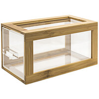 Front of the House 13" x 6 1/2" x 6 1/2" Natural Bamboo Display Drawer BHO084BBB20