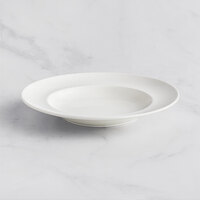 RAK Porcelain Choice 10 1/4" Ivory Embossed Wide Rim Porcelain Deep Plate - 12/Case