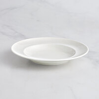 RAK Porcelain Choice 9 7/16" Ivory Embossed Wide Rim Porcelain Deep Plate - 12/Case