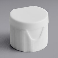 20/410 White Unlined Flip Top Lid - 5000/Case