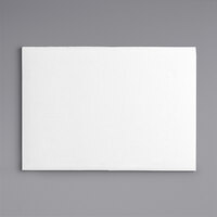 14" x 10" White Corrugated 1/4 Sheet Cake Pad - 100/Case