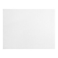 18" x 14" White Corrugated Half Sheet Cake Board - 50/Case