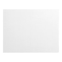 18" x 14" White Double-Wall Corrugated Half Sheet Cake Pad - 50/Case