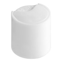 20/410 White Unlined Disc Top Lid - 3000/Case