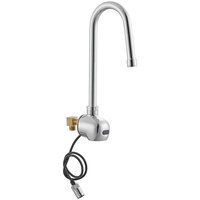 Waterloo Wall Mount Hands-Free Sensor Faucet with 4 9/16" Gooseneck Spout