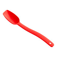 Carlisle 446005 .5 oz. Red Salad Bar / Buffet Spoon