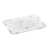 Vigor 1/2 Size Translucent Polypropylene Drain Tray