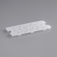 Vigor 1/3 Size Translucent Polypropylene Drain Tray