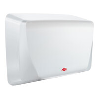 American Specialties, Inc. 10-0199-1-00 White Surface Mounted Turbo ADA High-Speed Hand Dryer - 110/120V
