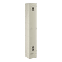 Regency Space Solutions Beige 12" x 12" x 78" Single, 1 Tier Locker - Unassembled