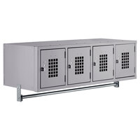 Regency Space Solutions Gray 45" x 18" Wall Mount Locker - Assembled