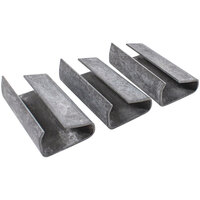 Lavex 3/4" Heavy-Duty Serrated Micro-Grit Seal for Poly Strapping - 1,000/Case