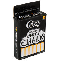 Choice 12 Count White Chalk