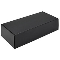 7 1/8" x 3 3/8" x 1 7/8" 1-Piece 1 lb. Black Candy Box - 250/Case