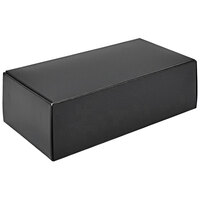 5 1/2" x 2 3/4" x 1 3/4" 1-Piece 1/2 lb. Black Candy Box - 250/Case