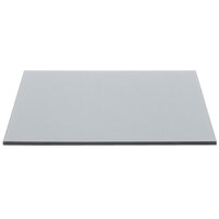 Front of the House 14" Square Smoke Tempered Glass Buffet Board - 2/Case