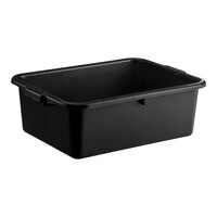 Vigor 20" x 15" x 7" Black Heavy-Duty Polypropylene Bus Tub / Storage Box