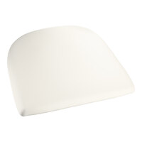Lancaster Table & Seating Alloy White Vinyl Cushion for Alloy Chairs