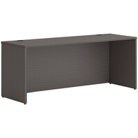 HON Mod 72" x 24" Slate Teak Laminate Credenza Shell