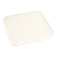 Lancaster Table & Seating Alloy White Vinyl Cushion for Alloy Barstools