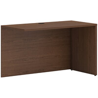 HON Mod 48" x 24" x 29" Sepia Walnut Desk Return Shell