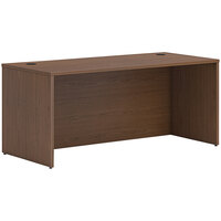 HON Mod 66" x 30" Sepia Walnut Laminate Desk Shell