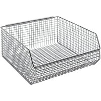 Quantum 10 3/4" x 11" x 5" Chrome Wire Mesh Bin QMB535C