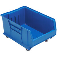 Quantum Blue Mobile Hulk Bin, 23 7/8" x 16 1/2" x 11"