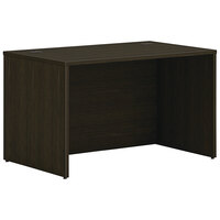 HON Mod 48" x 30" Java Oak Laminate Desk Shell