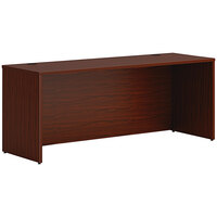 HON Mod 72" x 24" Traditional Mahogany Laminate Credenza Shell