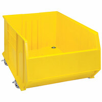 Quantum Yellow Mobile Hulk Bin, 35 7/8" x 23 7/8" x 17 1/2"