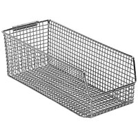 Quantum 15" x 6" x 5" Chrome Wire Mesh Bin QMB534C